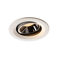 NUMINOS® MOVE DL M, Luz embutida para teto LED para interior branco/cromado 3000 K rotativa e giratória a 55°