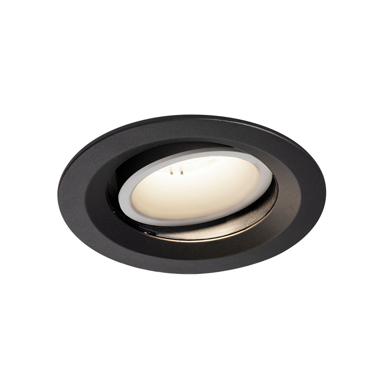 NUMINOS® MOVE DL M, Luz embutida para teto LED para interior preto/branco 4000 K rotativa e giratória a 20°