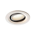 NUMINOS® MOVE DL M, Luz embutida para teto LED para interior branco/branco 4000 K rotativa e giratória a 40°