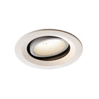 NUMINOS® MOVE DL M, Luz embutida para teto LED para interior branco/branco 4000 K rotativa e giratória a 40°