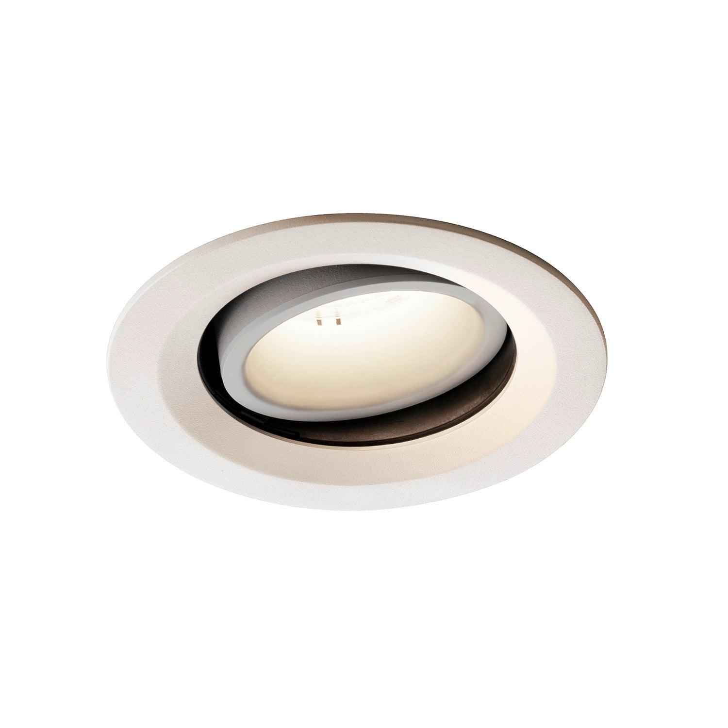 NUMINOS® MOVE DL M, Luz embutida para teto LED para interior branco/branco 4000 K rotativa e giratória a 40°
