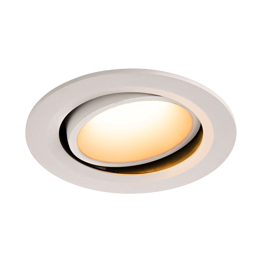 NUMINOS® MOVE DL L, Luz embutida para teto LED para interior branco/branco 2700 K rotativa e giratória a 40°