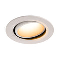 NUMINOS® MOVE DL L, Luz embutida para teto LED para interior branco/branco 2700 K rotativa e giratória a 40°