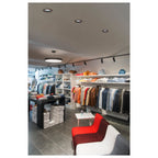 NUMINOS® MOVE DL L, Luz embutida para teto LED para interior preto/preto 3000 K rotativa e giratória a 40°