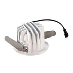 NUMINOS® DL S, Luz embutida para teto LED para interior branco/preto 2700 K 20° com molas de lâminas