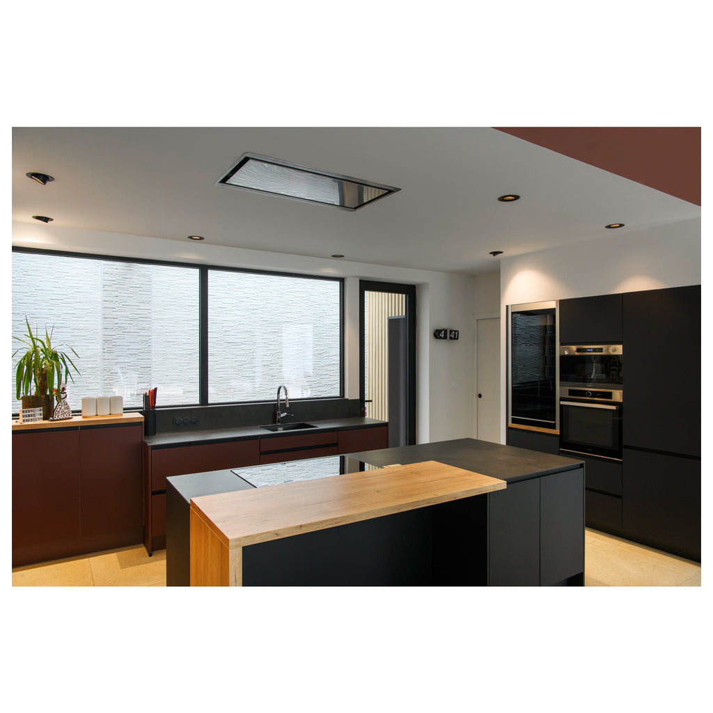NUMINOS® DL S, Luz embutida para teto LED para interior preto/preto 3000 K 40° com molas de lâminas