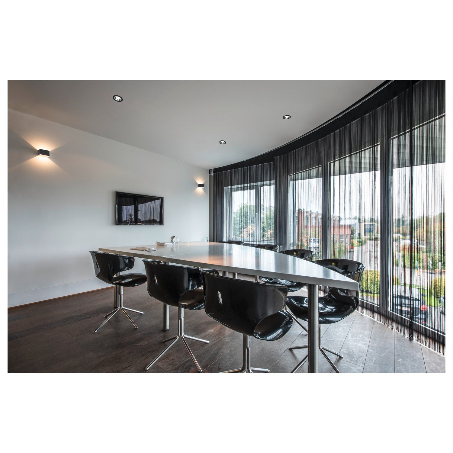NUMINOS® DL M, Luz embutida para teto LED para interior preto/cromado 3000 K 40°