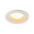 NUMINOS® DL M, Luz embutida para teto LED para interior branco/branco 3000 K 40°