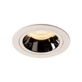NUMINOS® DL M, Luz embutida para teto LED para interior branco/cromado 3000 K 40°