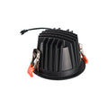 NUMINOS® DL L, Luz embutida para teto LED para interior preto/preto 3000 K 20°