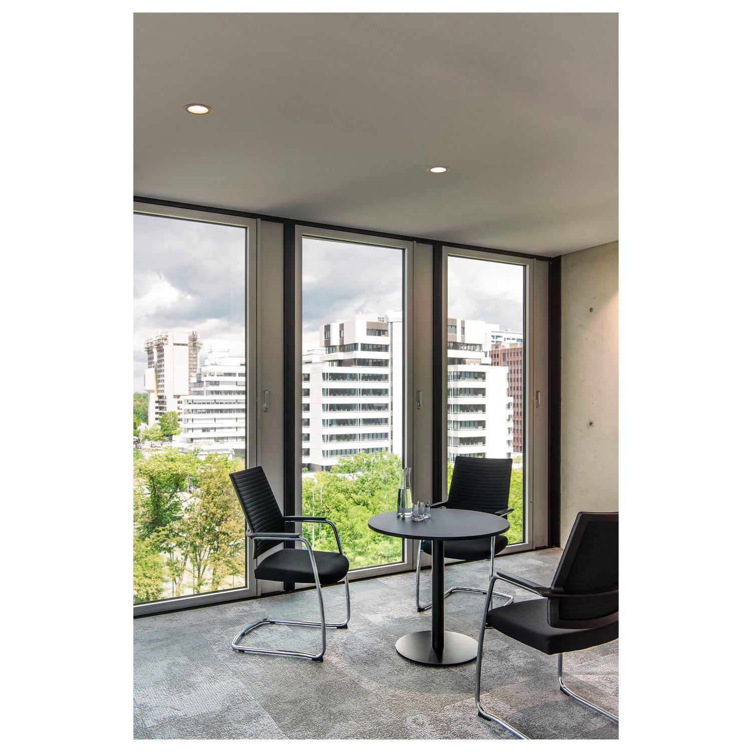 NUMINOS® DL L, Luz embutida para teto LED para interior branco/branco 3000 K 40°