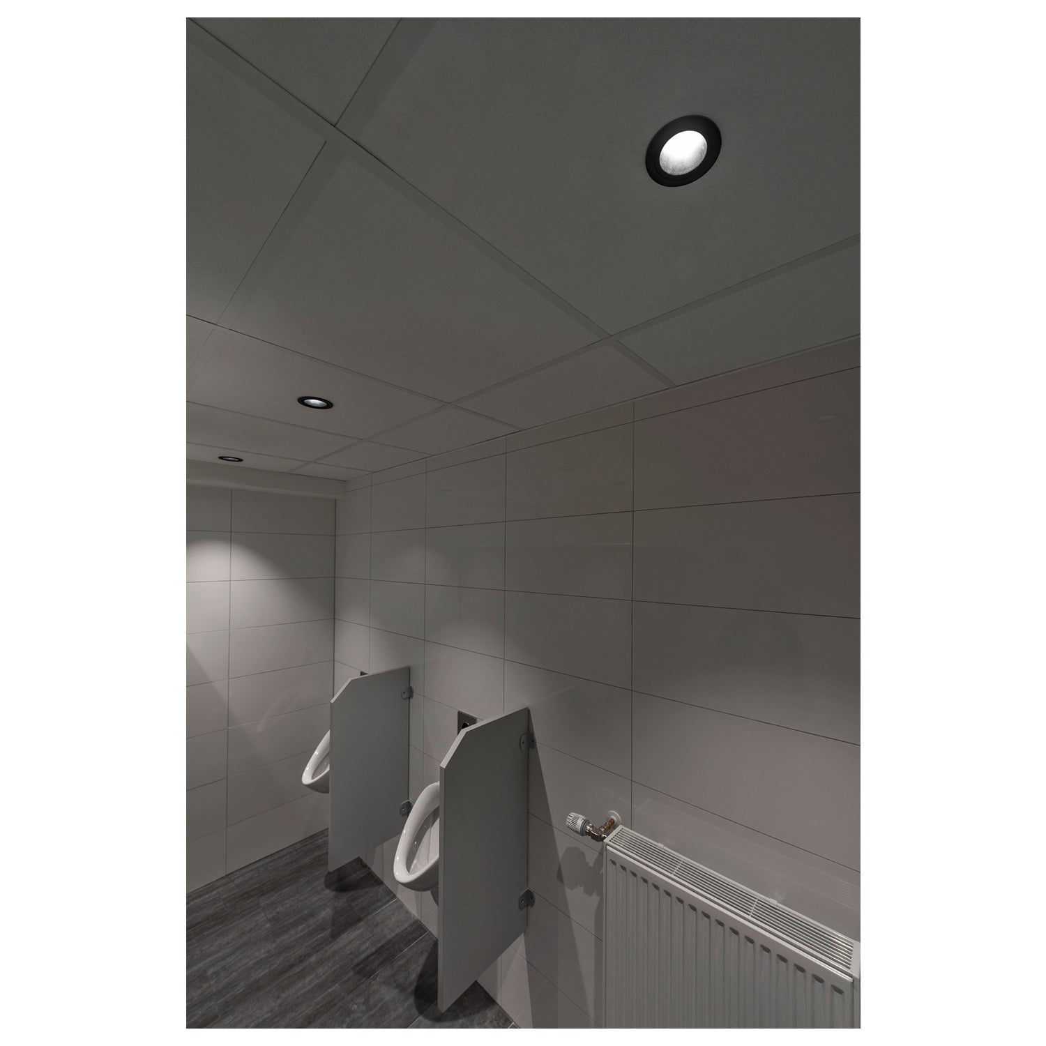 NUMINOS® DL L, Luz embutida para teto LED para interior preto/preto 4000 K 40°