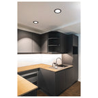 NUMINOS® DL XL, Luz embutida para teto LED para interior preto/branco 3000 K 55°