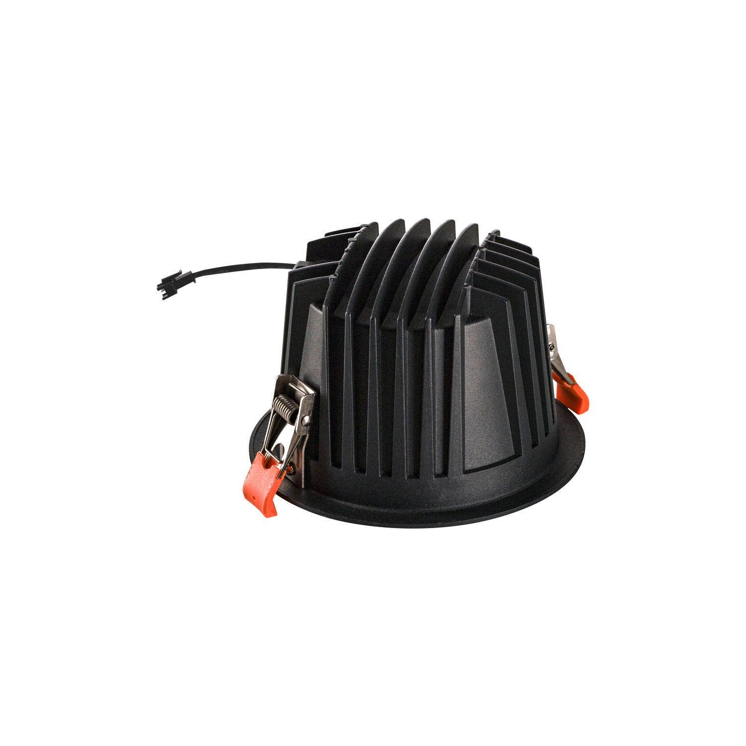 NUMINOS® DL XL, Luz embutida para teto LED para interior preto/preto 4000 K 55°