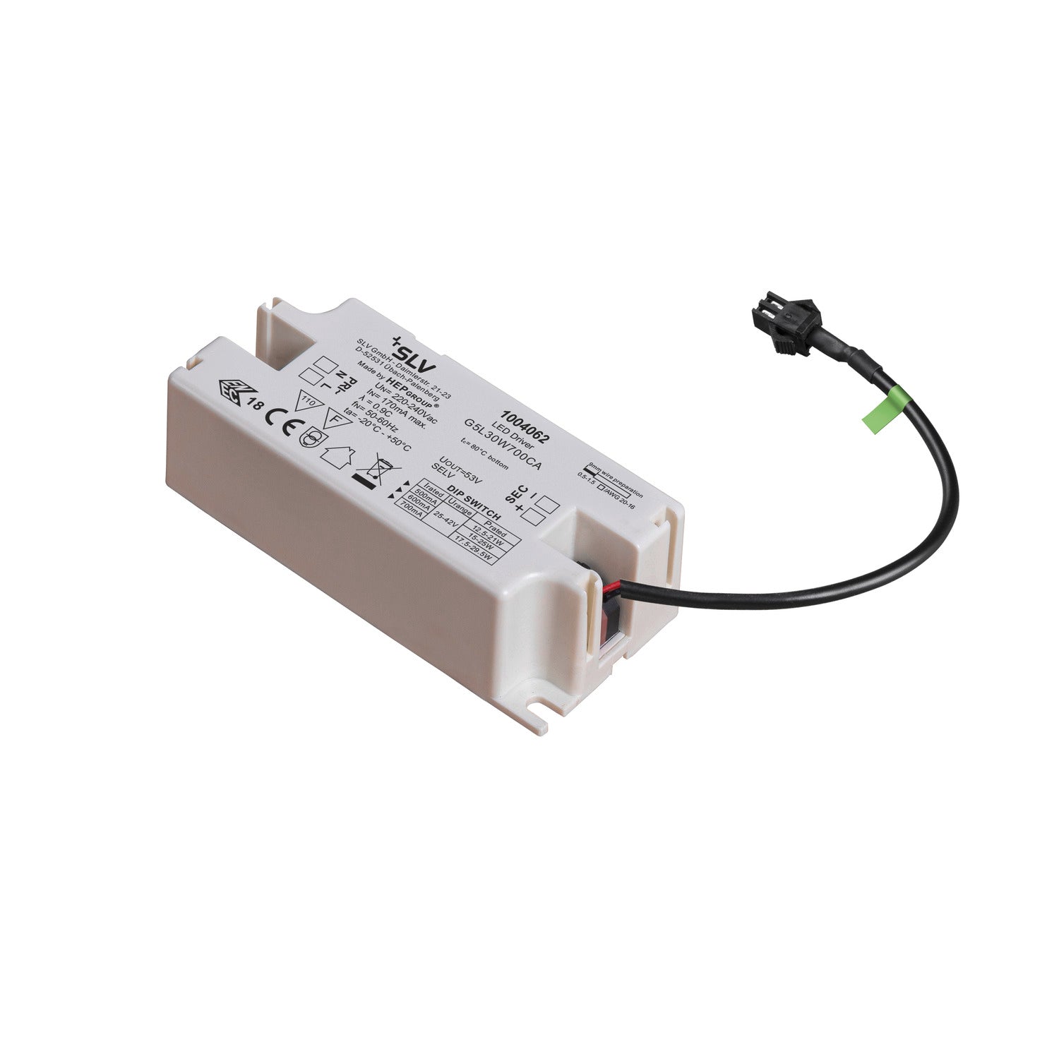 Treiber - Controlador LED, 21-29,5 W 500/600/700 mA