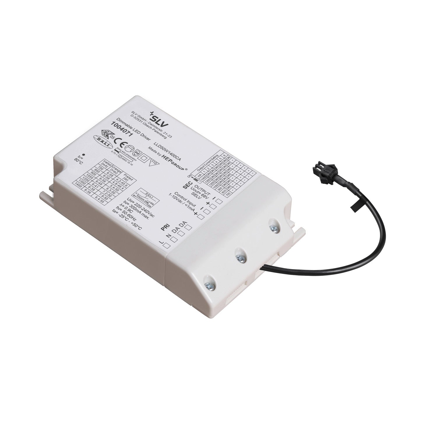Treiber - Controlador LED, 4,2-50 W 1050 mA DALI
