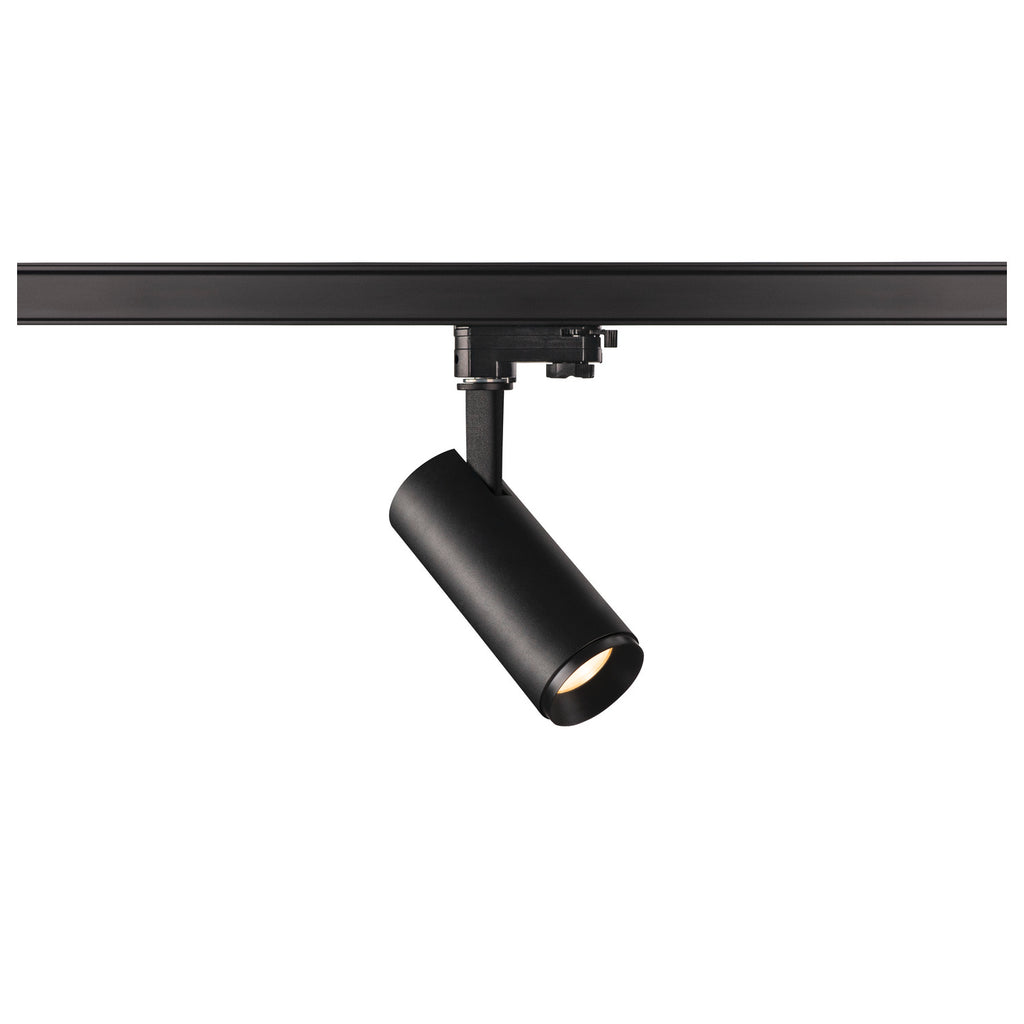 NUMINOS® S 3Ph., PHASE, 3~ Projetor, cilíndrico, 3000 K, 8 Watt, Ângulos de fases, 36°, preto mate