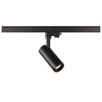 NUMINOS® S 3Ph., PHASE, 3~ Projetor, cilíndrico, 3000 K, 8 Watt, Ângulos de fases, 36°, preto mate