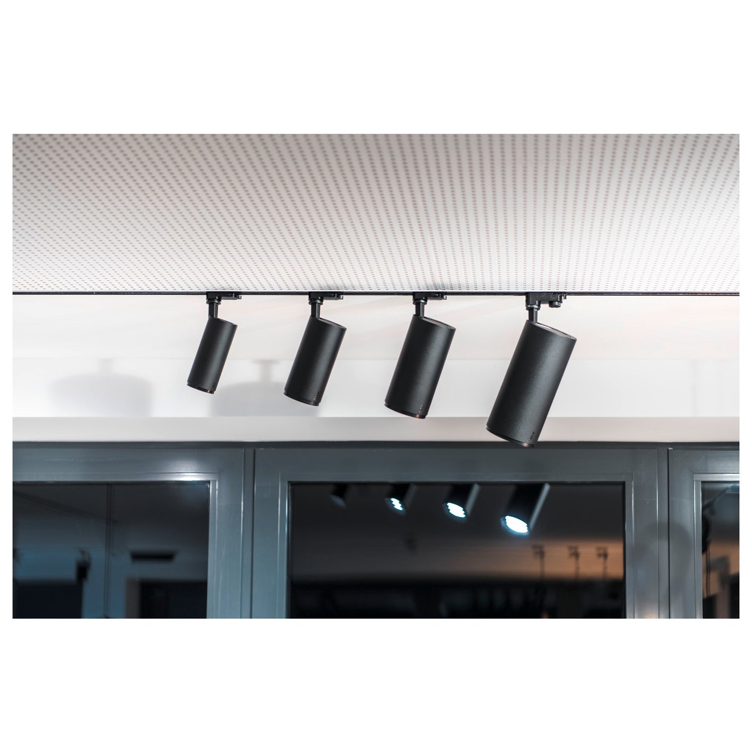 NUMINOS® L 3Ph., PHASE, 3~ Projetor, cilíndrico, 4000 K, 20 Watt, Ângulos de fases, 24°, preto mate