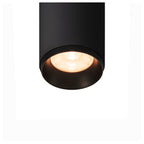 NUMINOS® S CW, PHASE, Candeeiro de teto de superfície, 2700 K, 8 Watt, Ângulos de fases, 36°, preto mate