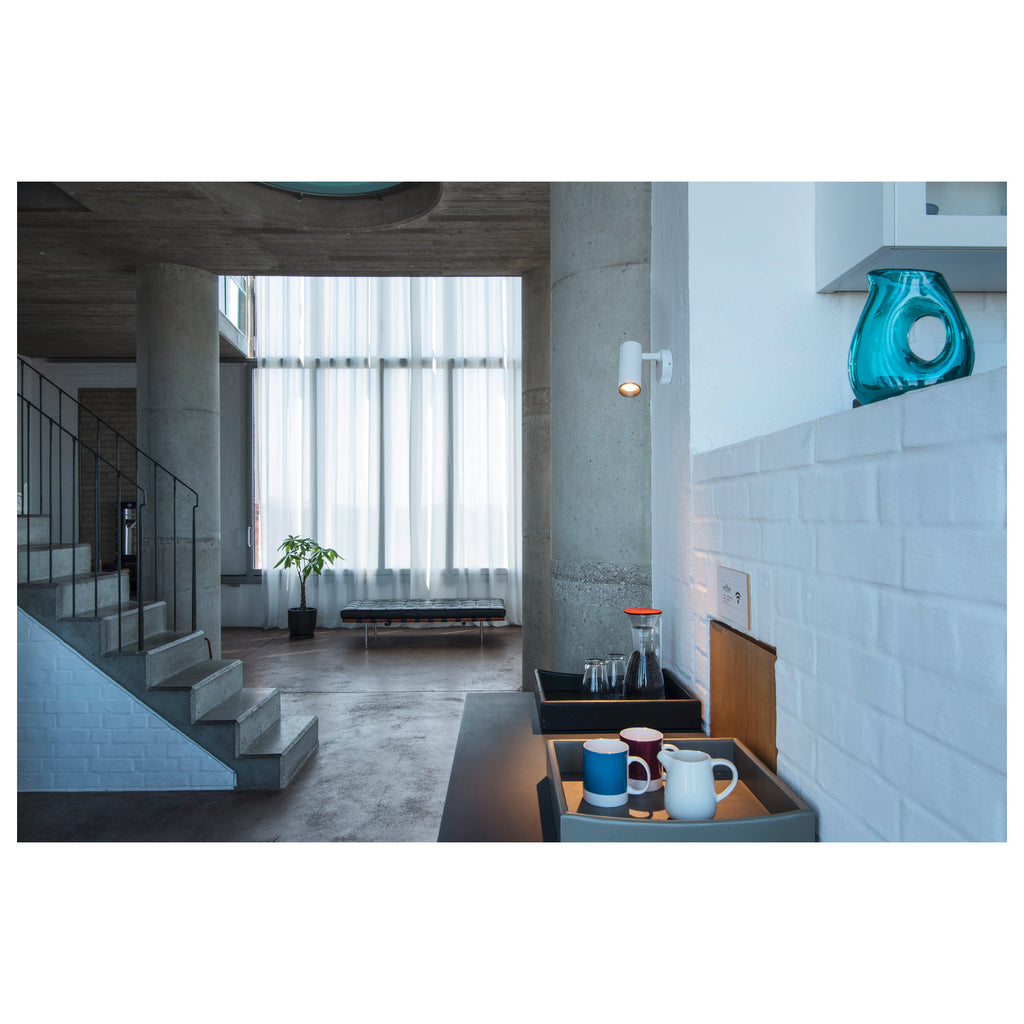 NUMINOS® S CW, PHASE, Candeeiro de teto de superfície, 3000 K, 8 Watt, Ângulos de fases, 24°, branco mate / preto mate