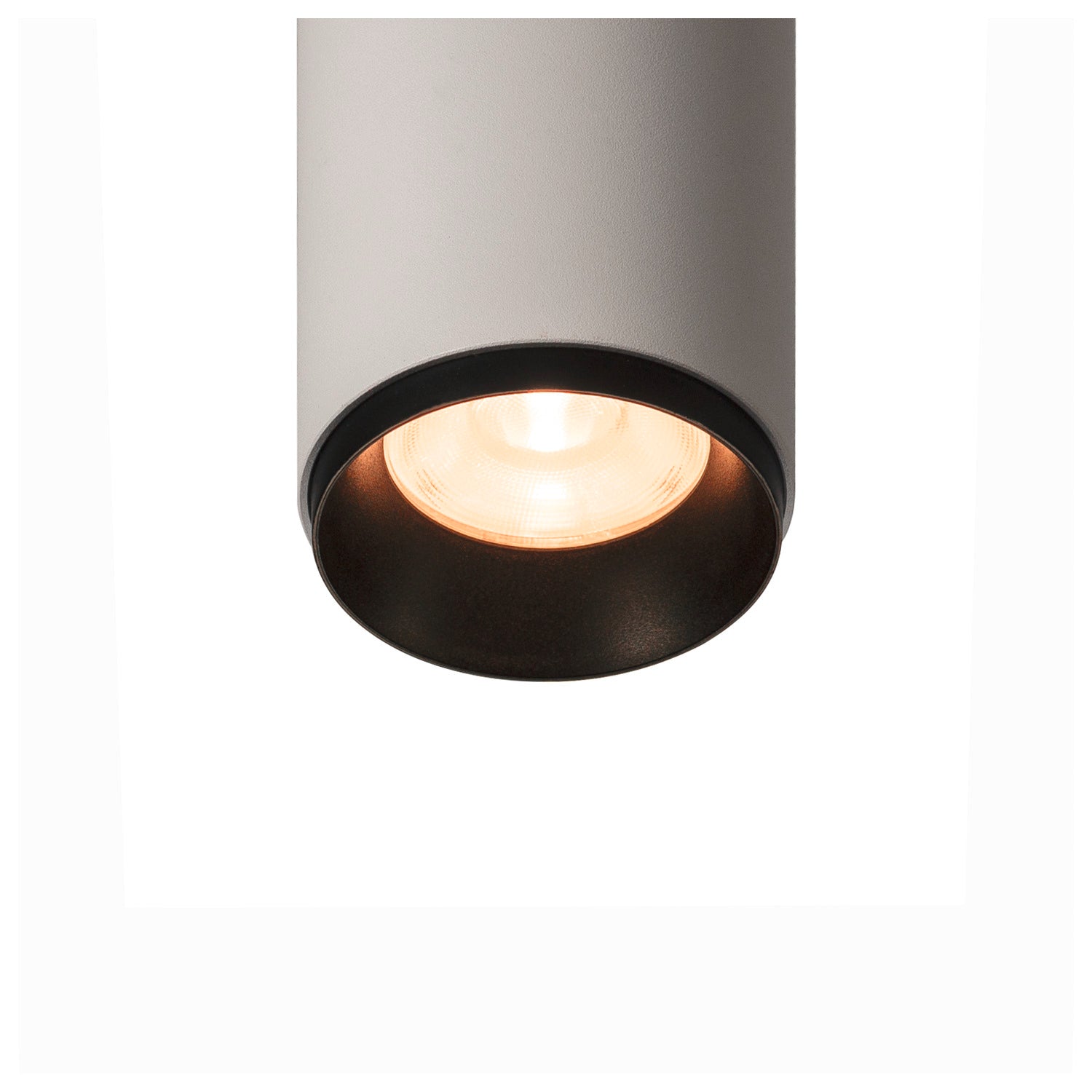 NUMINOS® S CL, PHASE, Candeeiro de teto de superfície, 2700 K, 8 Watt, Ângulos de fases, 60°, branco mate / preto mate