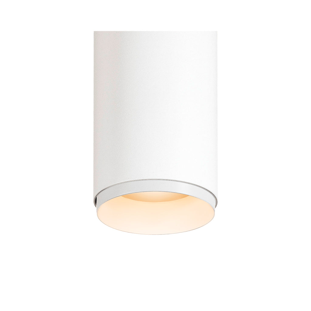 NUMINOS® S CL, PHASE, Candeeiro de teto de superfície, 3000 K, 8 Watt, Ângulos de fases, 36°, branco mate / preto mate