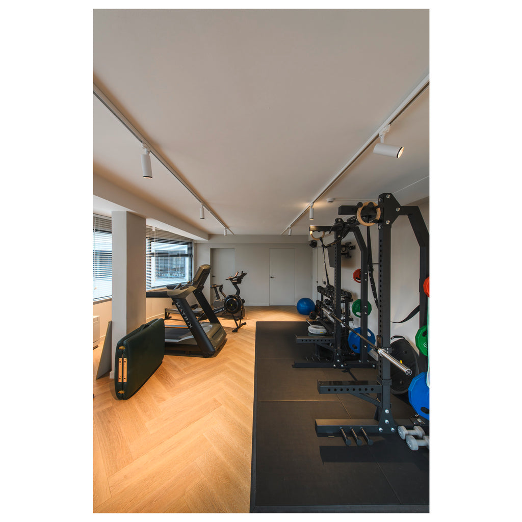 NUMINOS® M 3Ph., PHASE, 3~ Projetor, cilíndrico, 2700 K, 14 Watt, Ângulos de fases, 60°, branco mate / preto mate