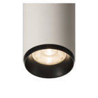 NUMINOS® M 3Ph., PHASE, 3~ Projetor, cilíndrico, 4000 K, 14 Watt, Ângulos de fases, 60°, branco mate / preto mate