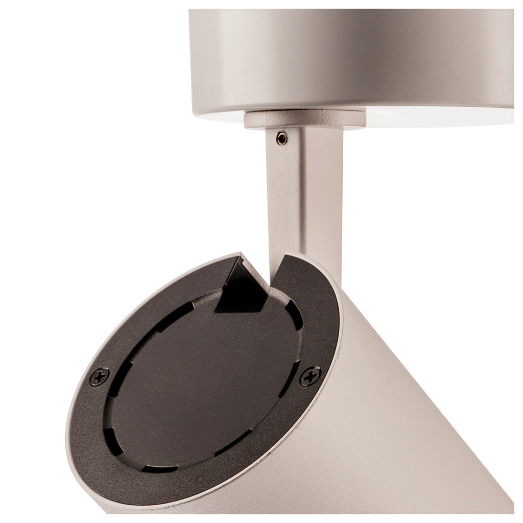 NUMINOS® M CL, PHASE, Candeeiro de teto de superfície, 2700 K, 14 Watt, Ângulos de fases, 36°, branco mate / preto mate
