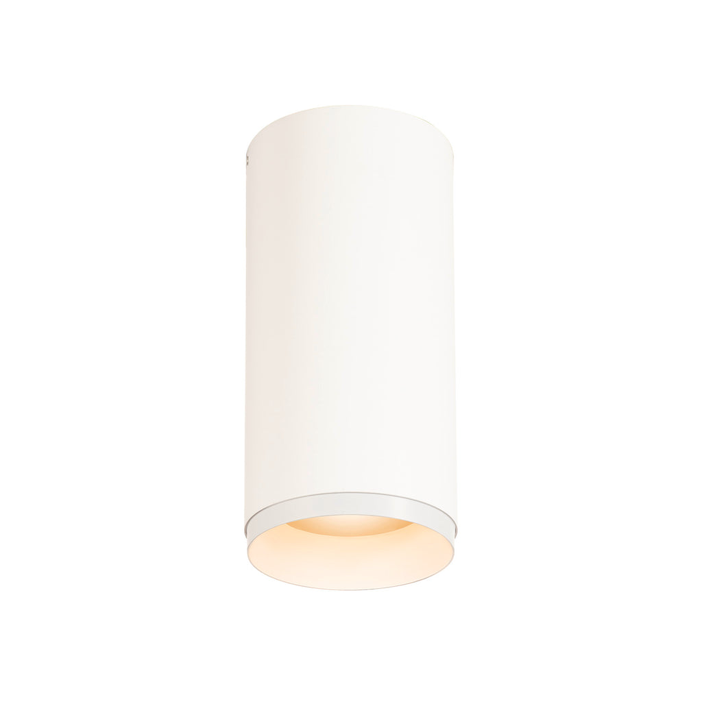 NUMINOS® M CL, PHASE, Candeeiro de teto de superfície, 3000 K, 14 Watt, Ângulos de fases, 36°, branco mate / preto mate