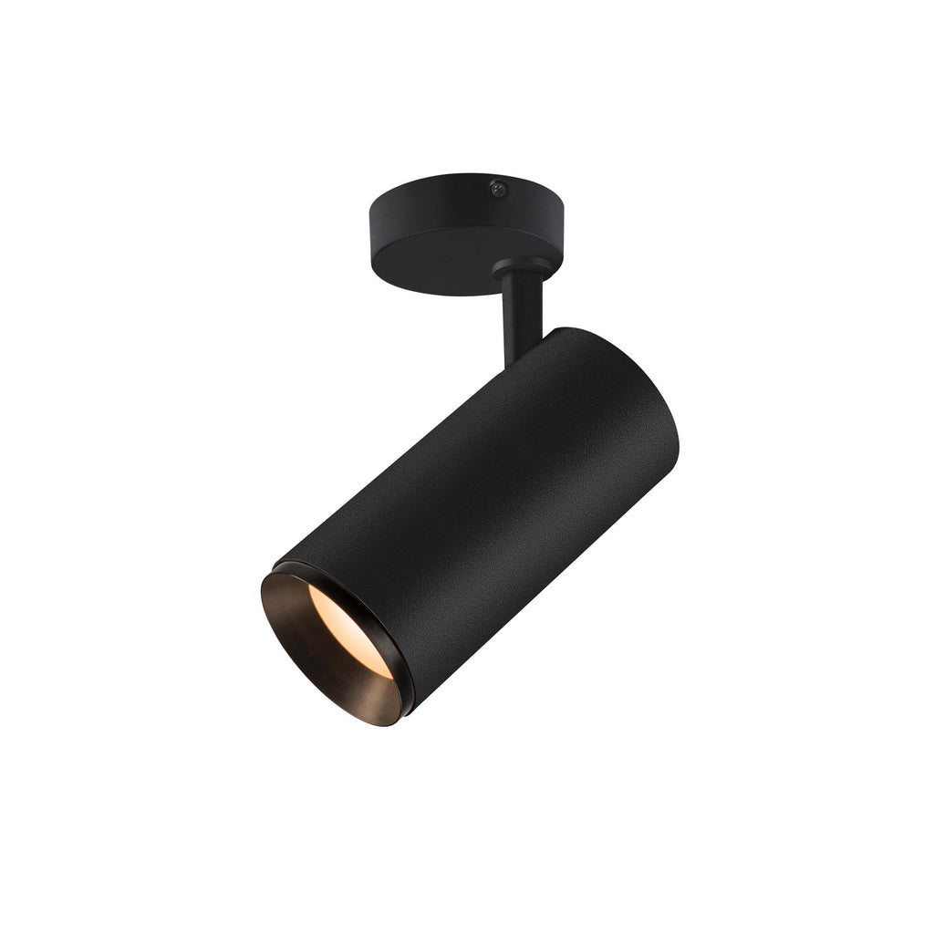 NUMINOS® L CL, PHASE, Candeeiro de teto de superfície, 3000 K, 20 Watt, Ângulos de fases, 24°, preto mate