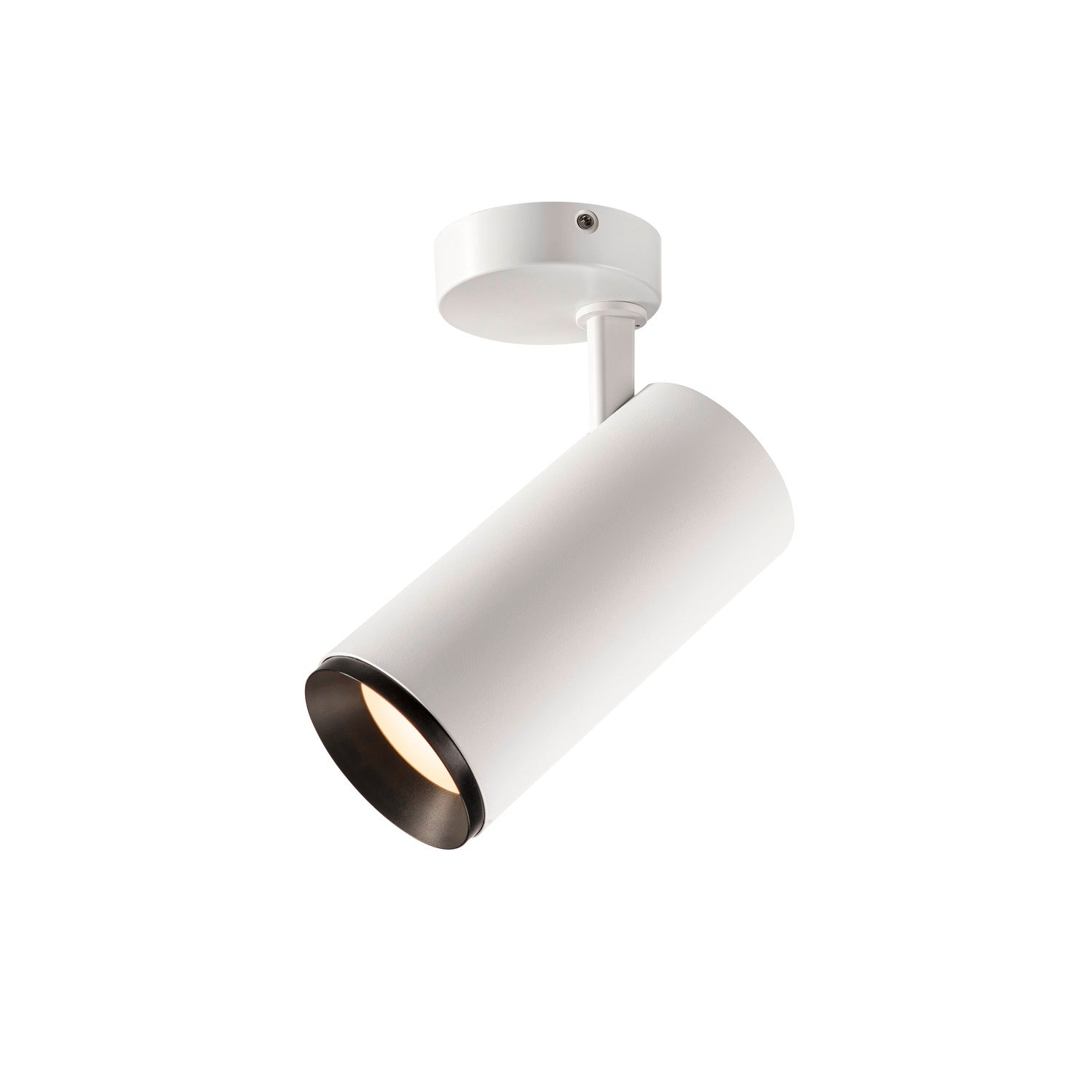 NUMINOS® L CL, PHASE, Candeeiro de teto de superfície, 4000 K, 20 Watt, Ângulos de fases, 36°, branco mate / preto mate