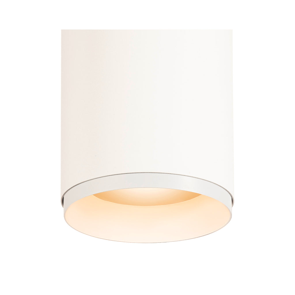 NUMINOS® L CL, PHASE, Candeeiro de teto de superfície, 3000 K, 20 Watt, Ângulos de fases, 36°, branco mate / preto mate