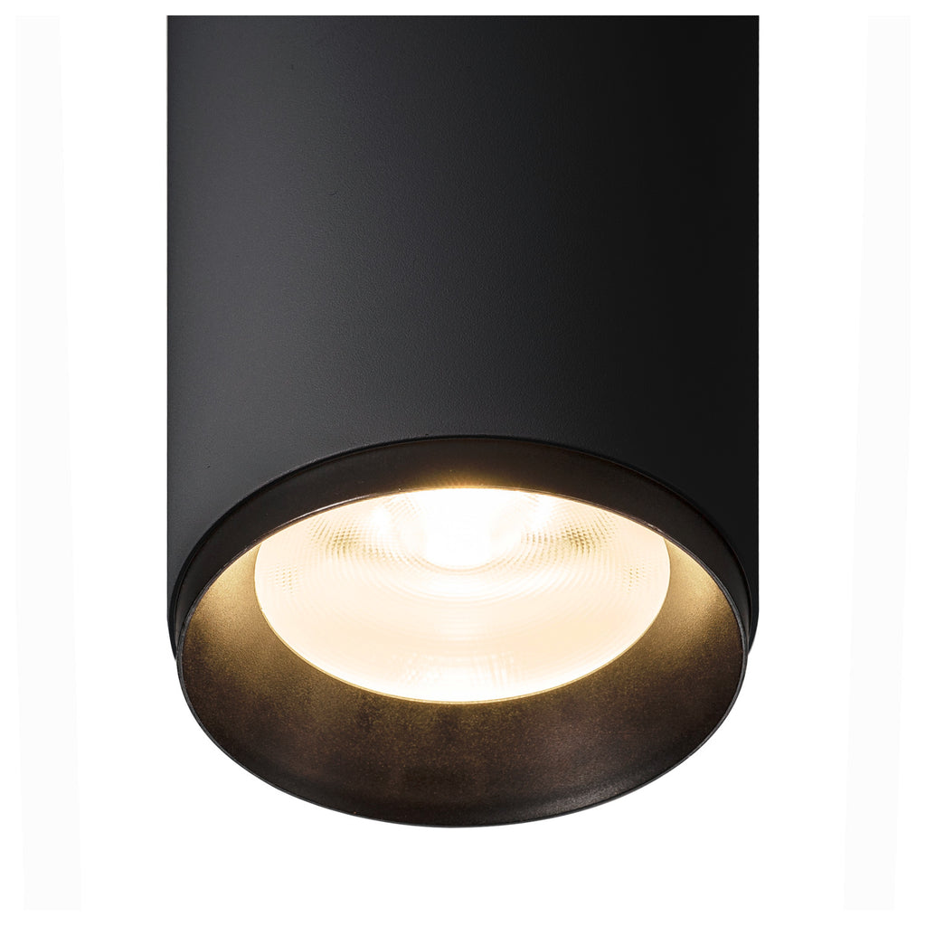 NUMINOS® L CL, PHASE, Candeeiro de teto de superfície, 4000 K, 20 Watt, Ângulos de fases, 36°, preto mate
