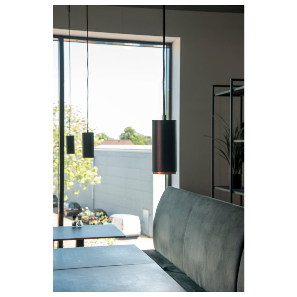 NUMINOS® L PD, PHASE, Candeeiro pendente, comprimento do pendente 250 cm, 2700 K, 20 Watt, 36°, Ângulos de fases, preto mate