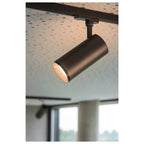 NUMINOS® M 3Ph., DALI, 3~ Projetor, cilíndrico, 3000 K, 13 Watt, DALI, 36°, preto mate