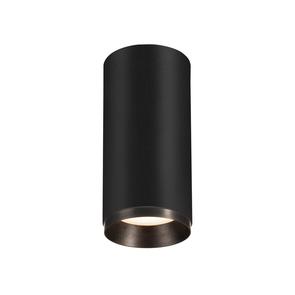 NUMINOS® M CL, DALI, Candeeiro de teto de superfície, 4000 K, 13 Watt, DALI, 36°, preto mate