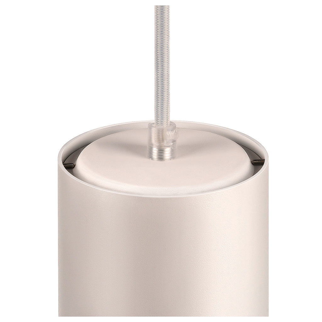 NUMINOS® M PD, DALI, Candeeiro pendente, comprimento do pendente 250 cm, 3000 K, 13 Watt, 24°, DALI, branco mate / preto mate