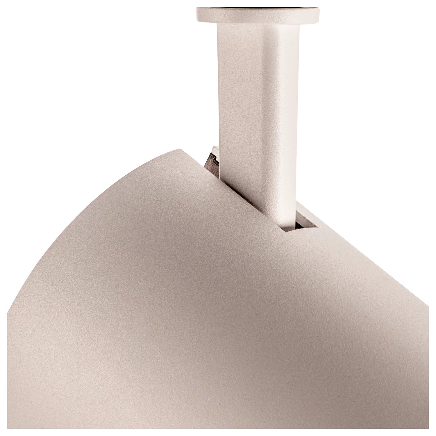 NUMINOS® L 3Ph., DALI, 3~ Projetor, cilíndrico, 3000 K, 19 Watt, DALI, 60°, branco mate / preto mate