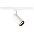 NUMINOS® L 3Ph., DALI, 3~ Projetor, cilíndrico, 4000 K, 19 Watt, DALI, 60°, branco mate / preto mate