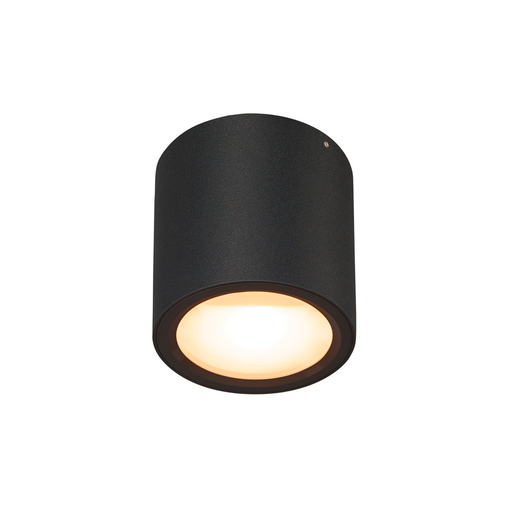 OCULUS CL, Luz saliente para teto LED para interior preto DIM-TO-WARM 2000-3000 K