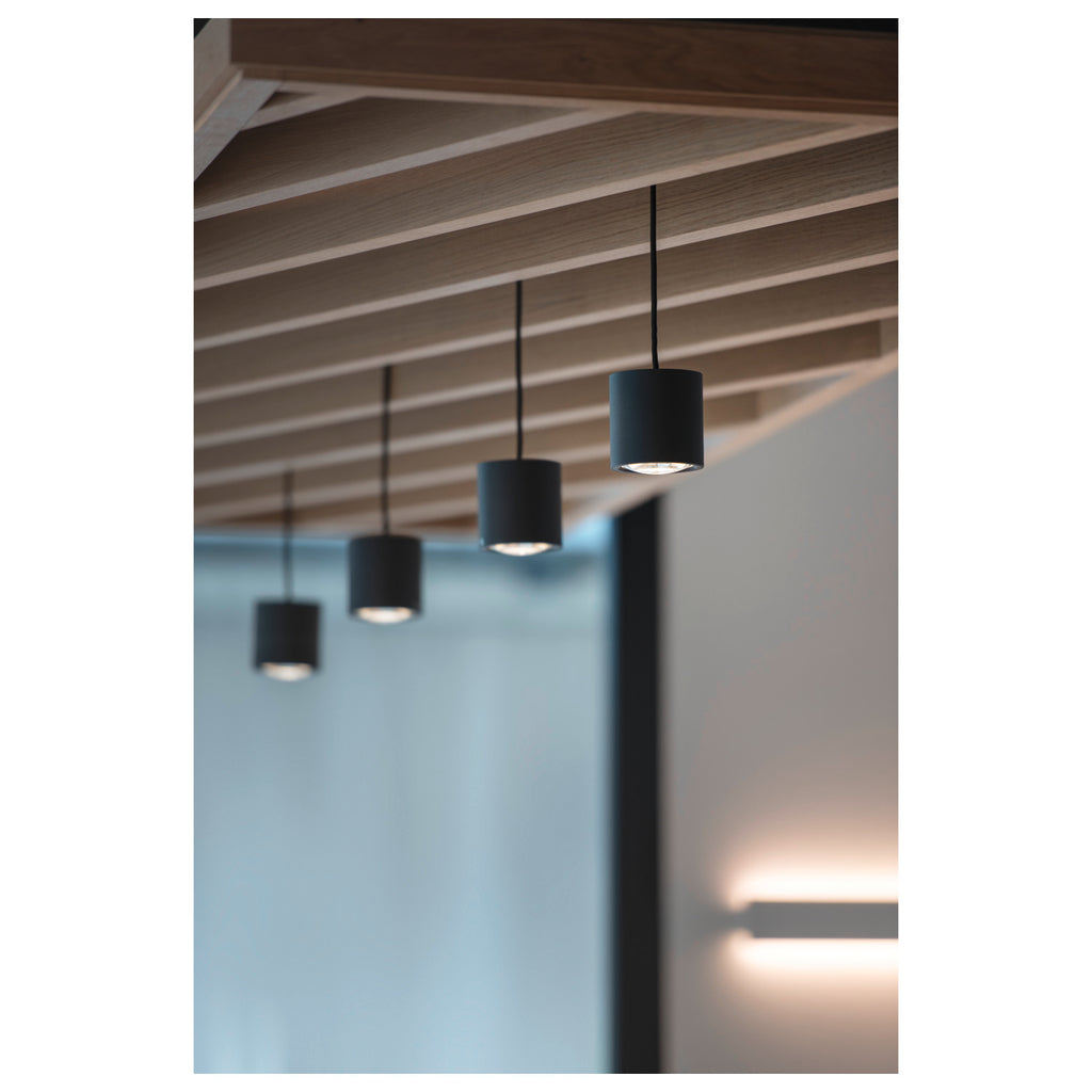 OCULUS PD, Luminária suspenso LED para interior single preto DIM-TO-WARM 2000-3000 K