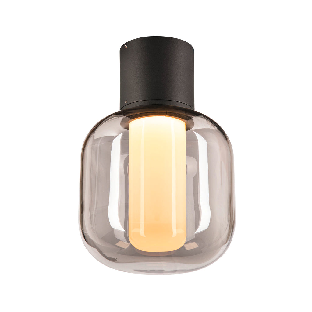 OVALISK CL, Luz LED saliente para teto exterior, antracite, interruptor CCT 3000/4000 K