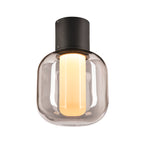 OVALISK CL, Luz LED saliente para teto exterior, antracite, interruptor CCT 3000/4000 K