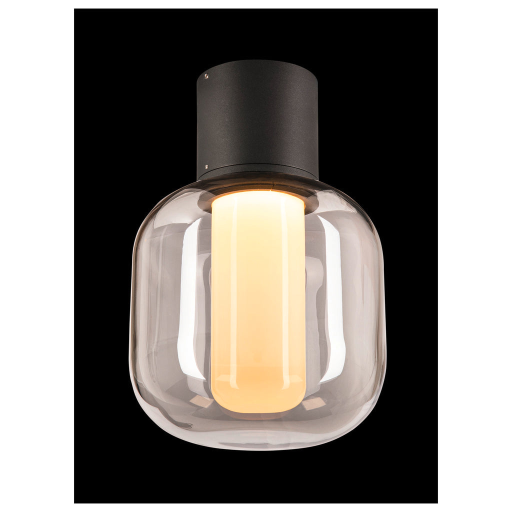 OVALISK CL, Luz LED saliente para teto exterior, antracite, interruptor CCT 3000/4000 K