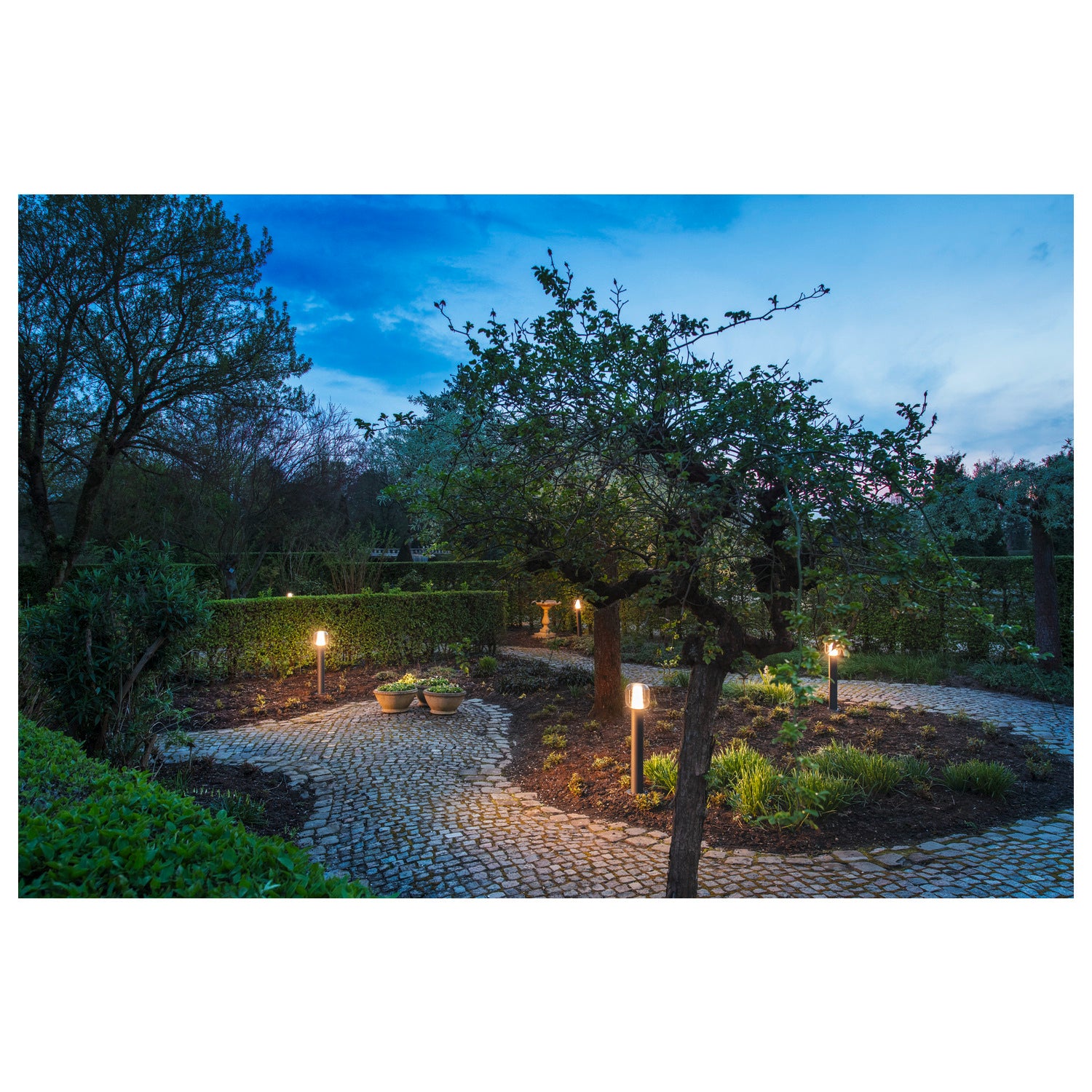 OVALISK 75 FL, Luminária de pé LED para exterior, antracite, interruptor CCT 3000/4000 K