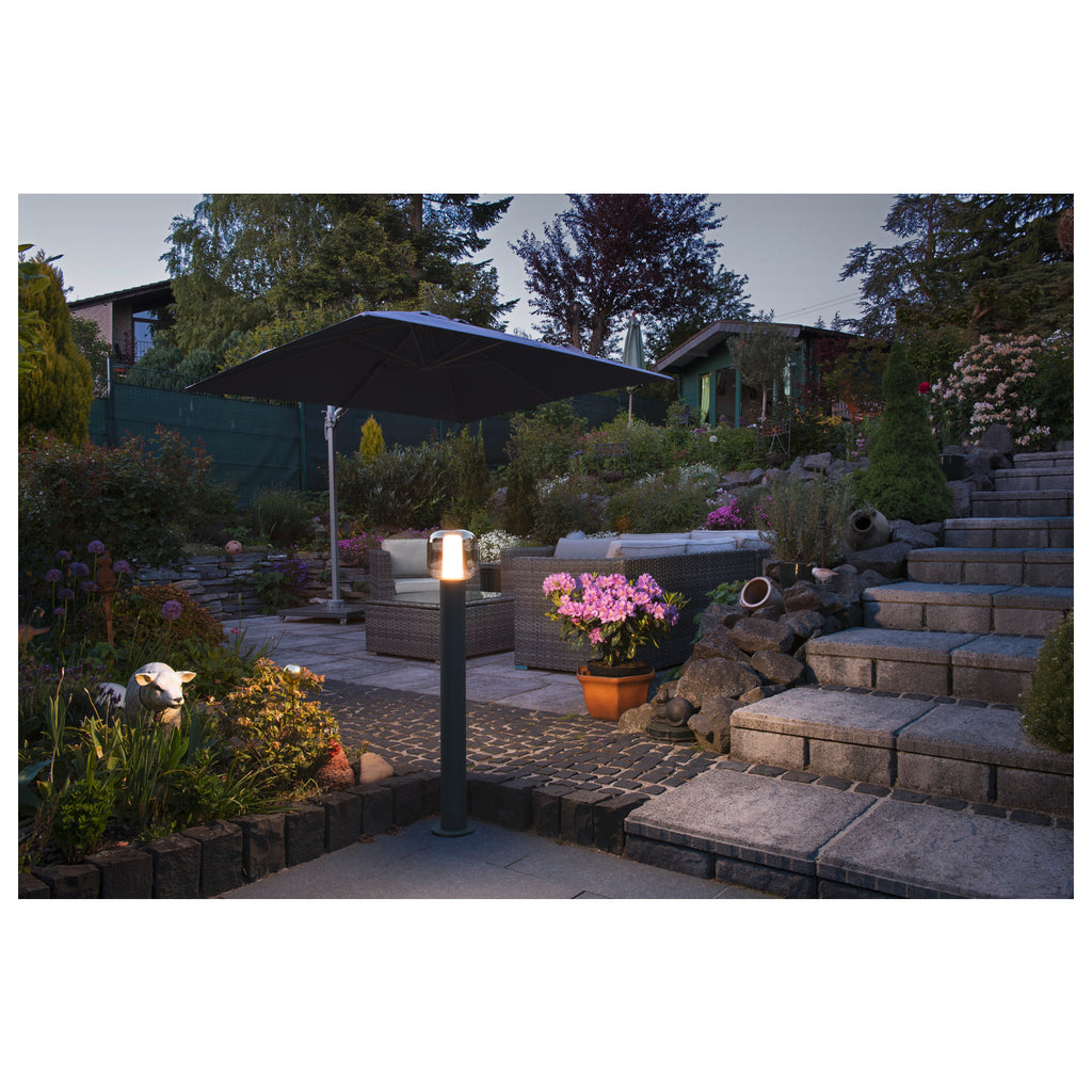 OVALISK 100 FL, Luminária de pé LED para exterior, antracite, interruptor CCT 3000/4000 K