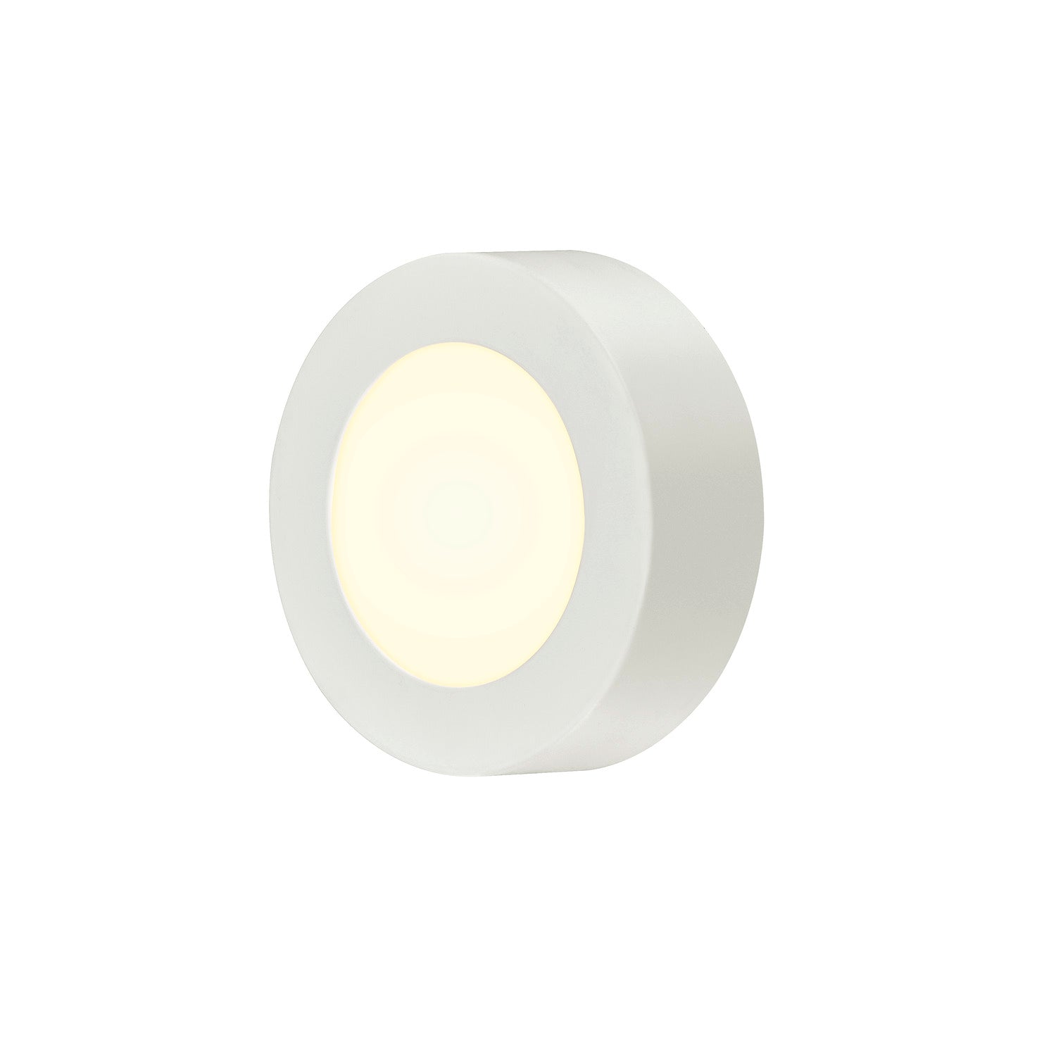 SENSER 12 CW, Luminária de parede saliente e luz saliente para teto LED para interior redondo branco 4000 K