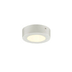 SENSER 12 CW, Luminária de parede saliente e luz saliente para teto LED para interior redondo branco 4000 K